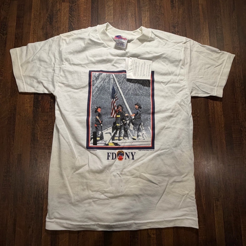 White FDNY Graphic T-Shirt